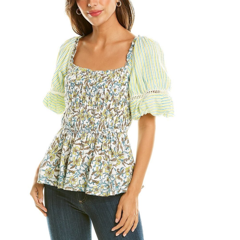 ASH & EDEN Short Sleeve Suzi Top